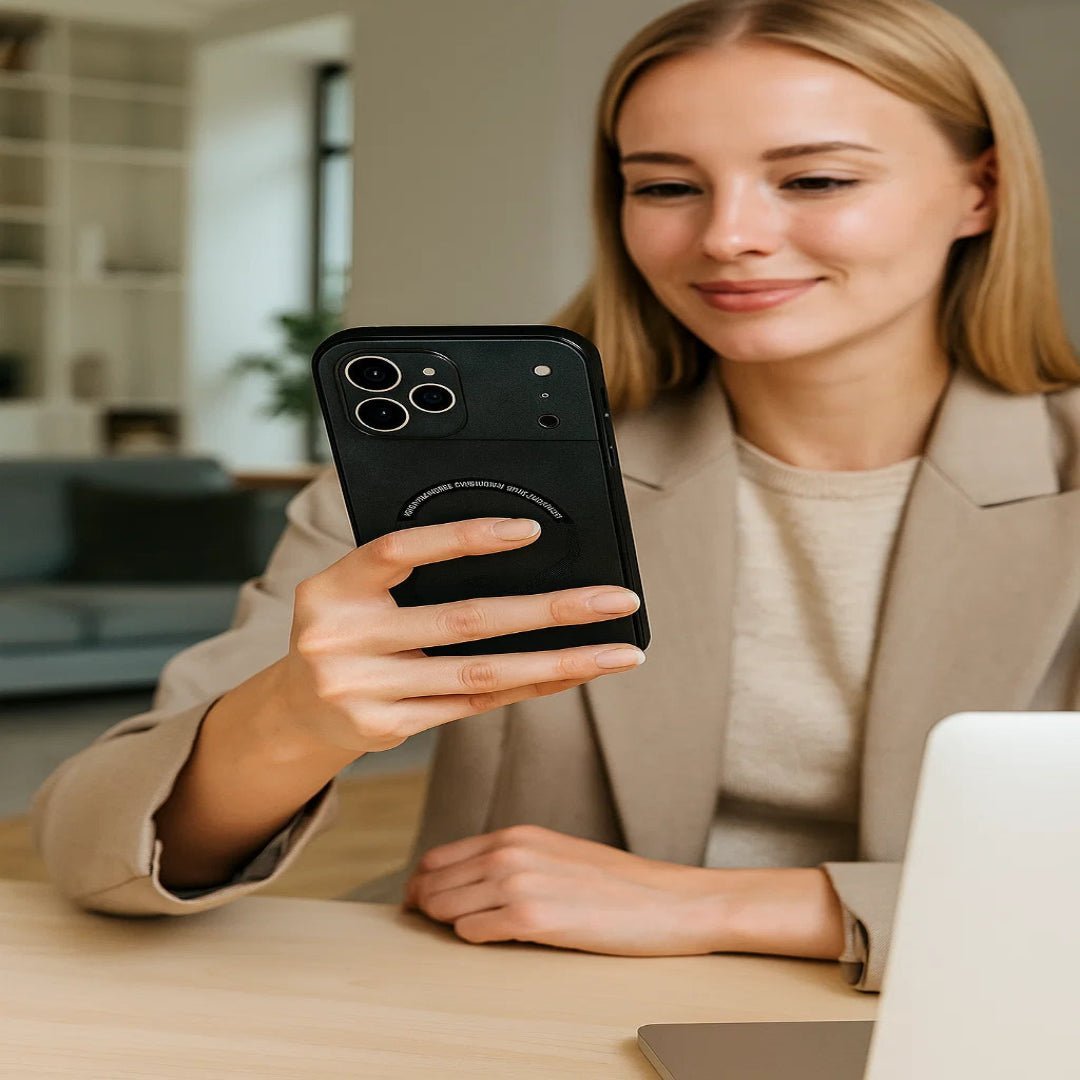 LUXEGUARD – Premium-Handyhülle aus Leder mit MagSafe für iPhone