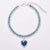Luxury Cat | Luxury Crystal Cat Collar Heart Gemstone Pendant Reflection Brehn