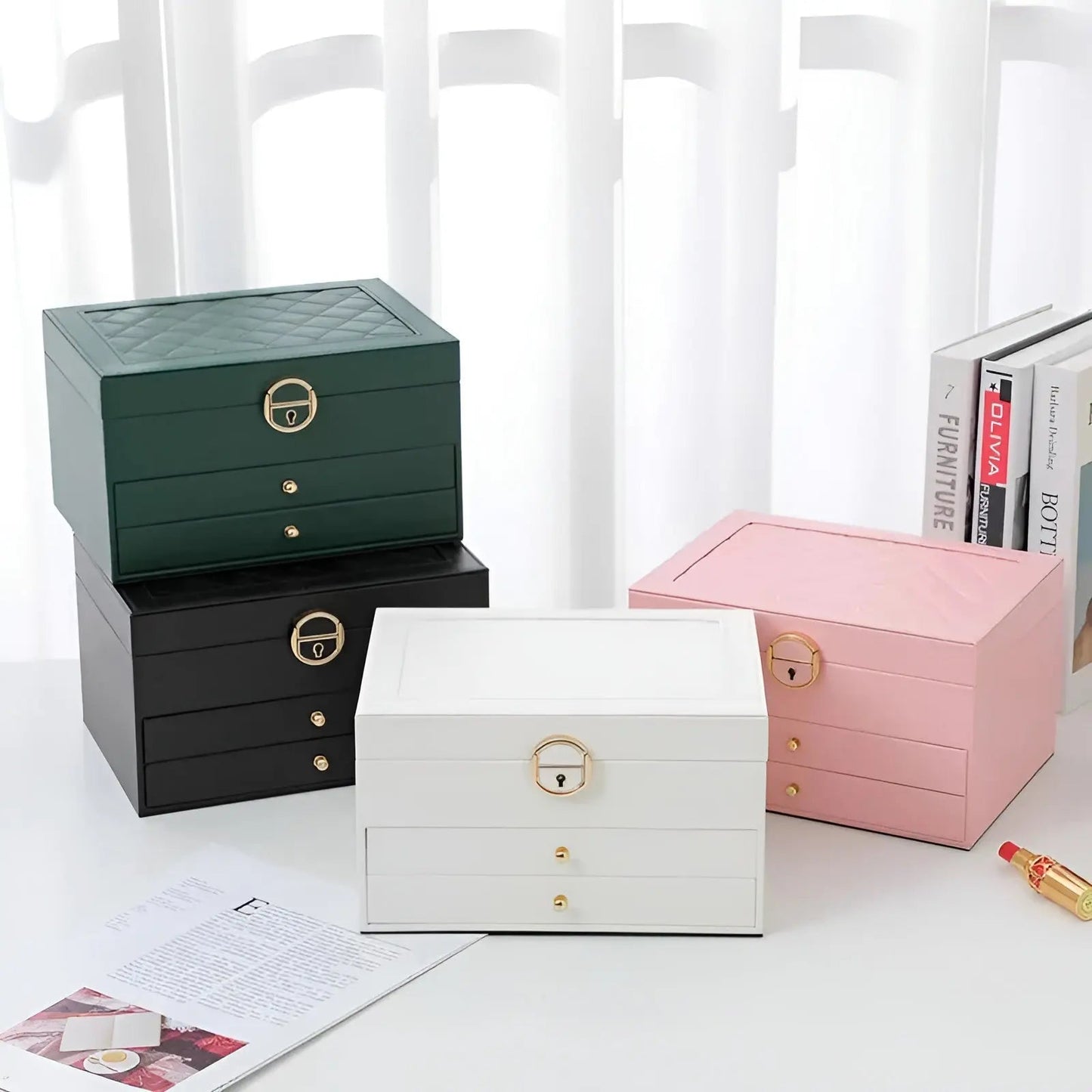 Brehn | Luxus Mehrschichtige Schmuckbox - EleganceBox