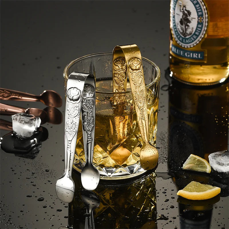 Luxus Edelstahl Eiswürfelzange Kleine Zuckerschnellfrucht Küche Zange | Brehn