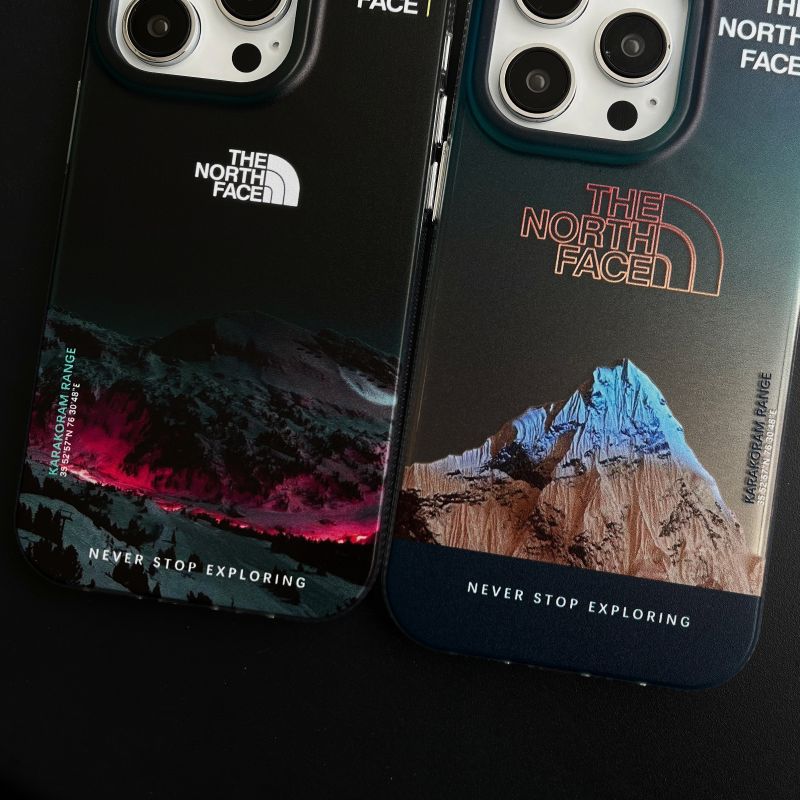 Galvanische Buchstaben Snow Mountain Handyhülle für iPhone