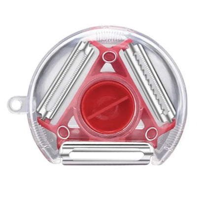 Magic Trio Edelstahl Klingen Schäler Schneider Reibe Julienne Cutter | Brehn