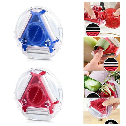 Magic Trio Edelstahl Klingen Schäler Schneider Reibe Julienne Cutter | Brehn