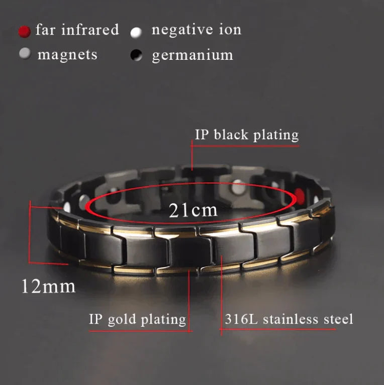 Magnetarmband für Damen und Herren – verstellbar, stilvoll und komfortabel