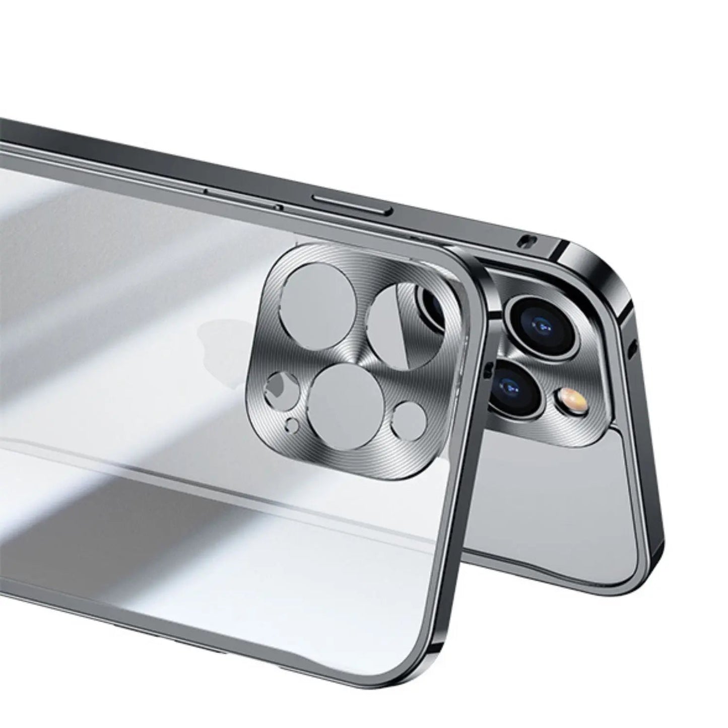 Brehn | Metall Luxus MagSafe Hülle für iPhone Pro Max - Schlankes und Stilvolles Design mit Maximalem Schutz