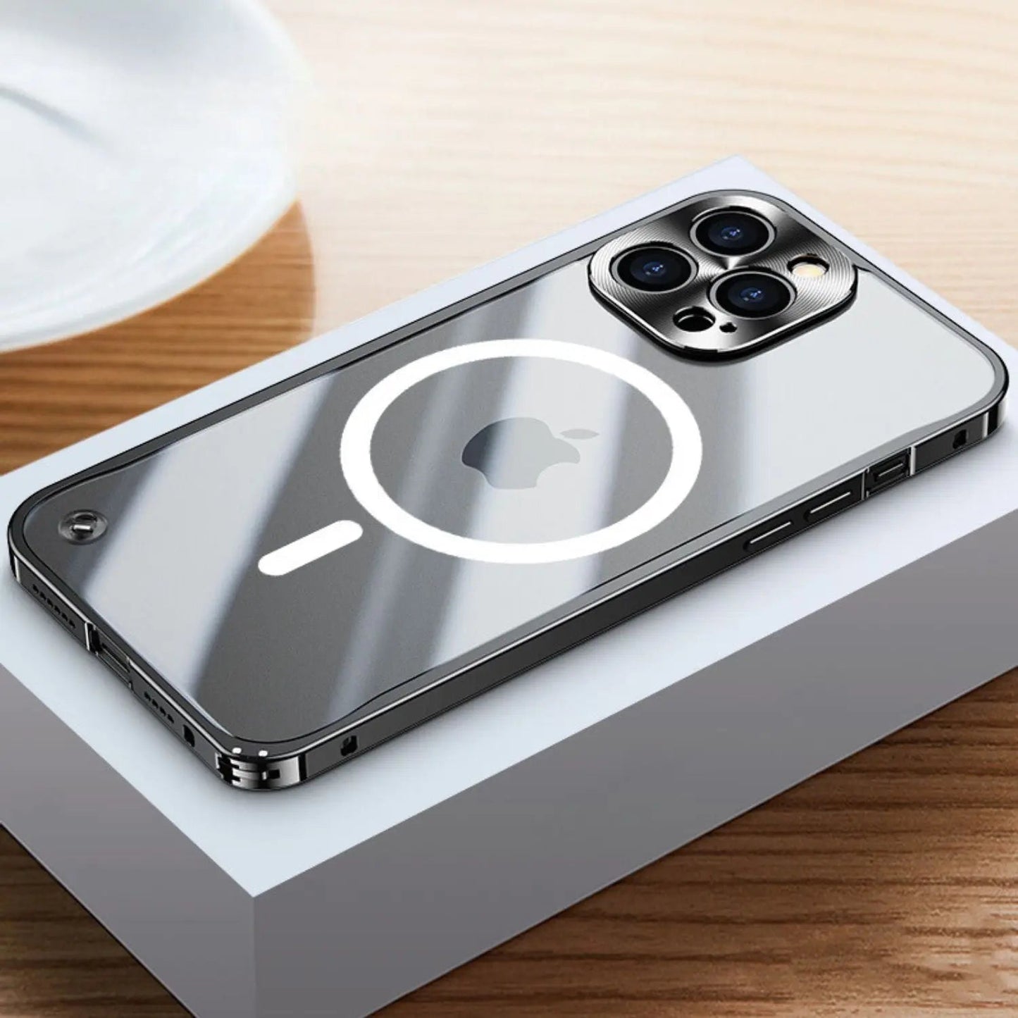 Metal Luxury MagSafe-Hülle für iPhone Pro Max - Slim und stilvolles Design mit maximalem Schutz