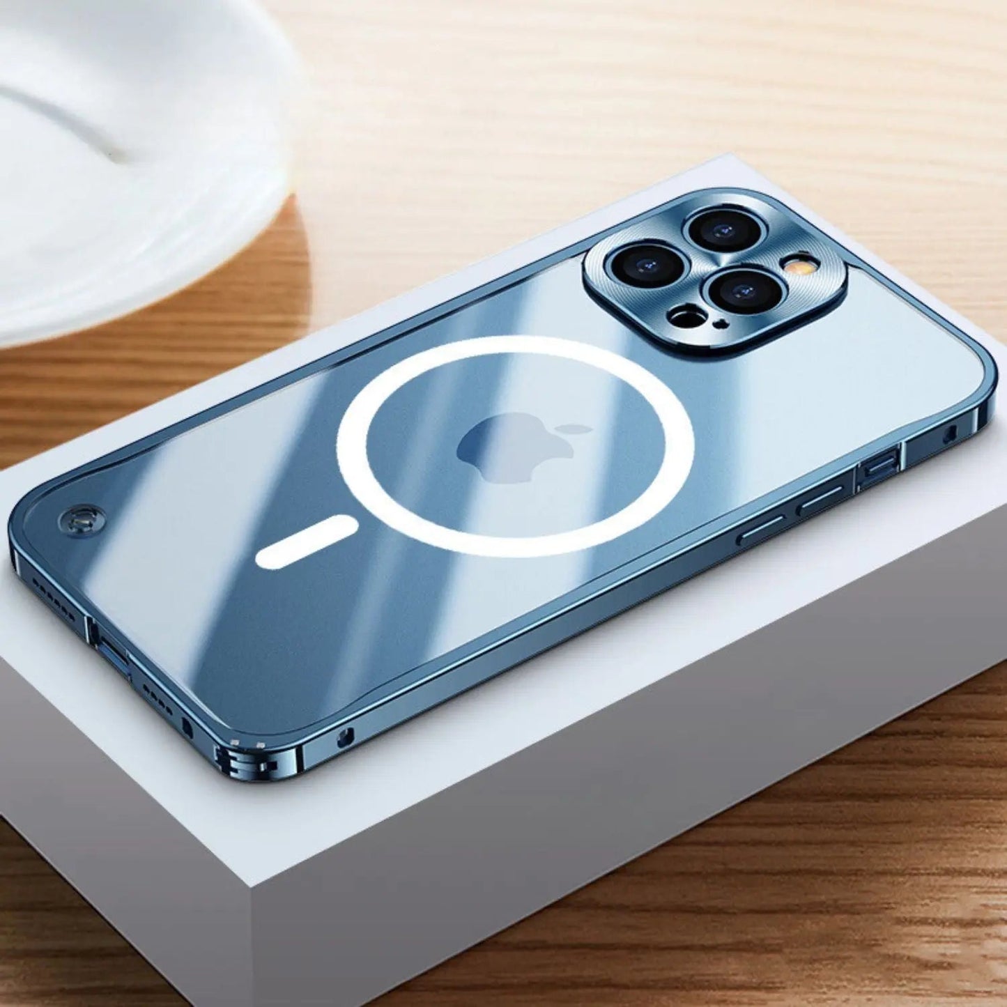 Metal Luxury MagSafe-Hülle für iPhone Pro Max - Slim und stilvolles Design mit maximalem Schutz
