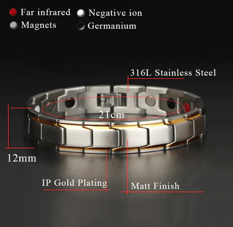 Magnetarmband für Damen und Herren – verstellbar, stilvoll und komfortabel