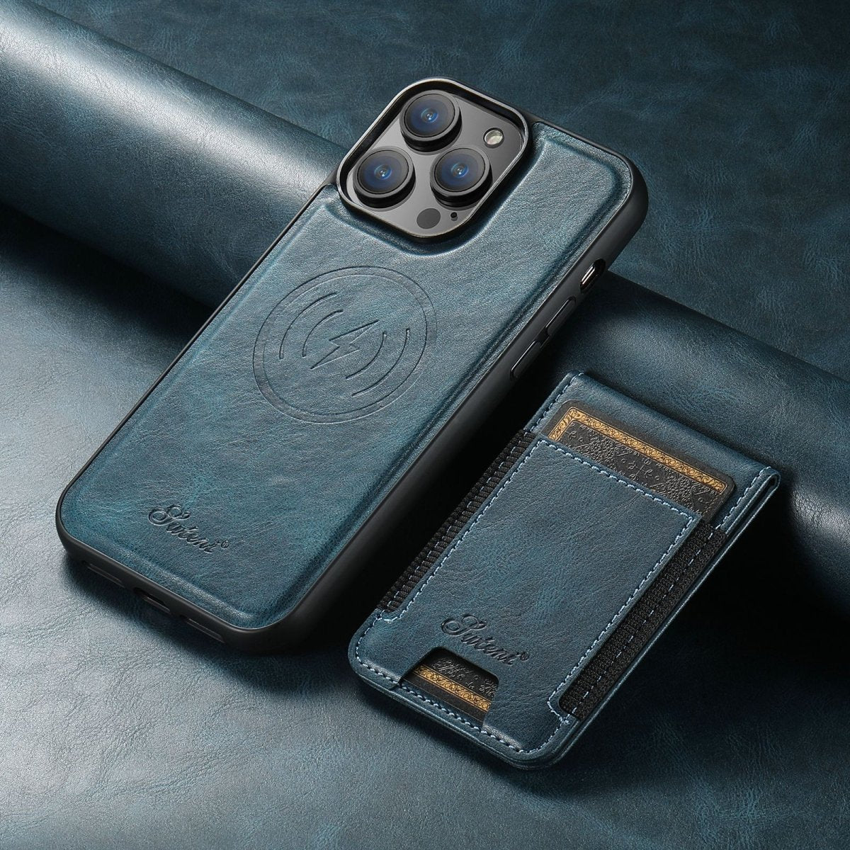 Magvibe Lederhülle – Premium-Smartphone-Schutz mit Kartenhalter und MagSafe