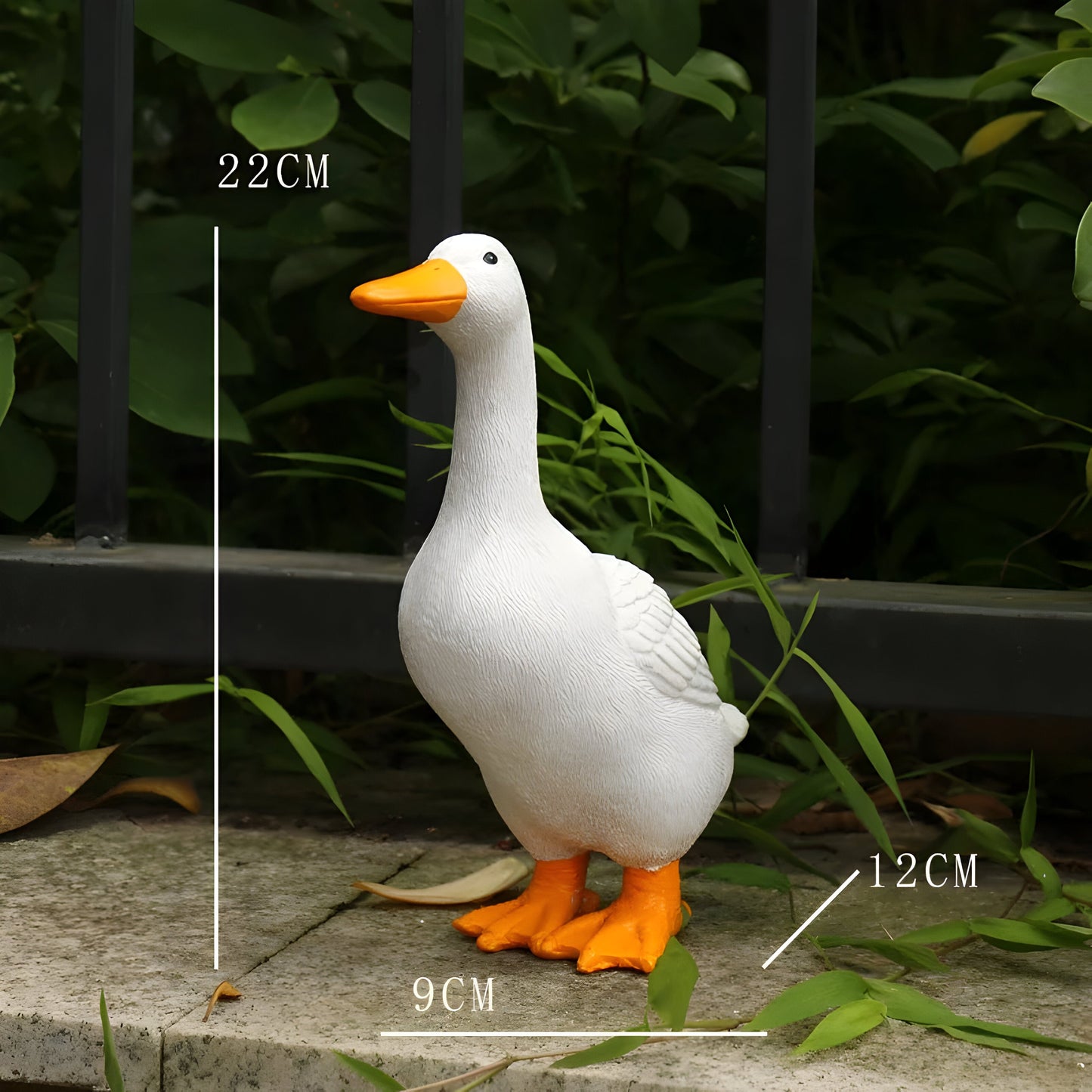 PuddlePals Skulptur – Bauernhaus Stil Ente & Gans Figur | Brehn
