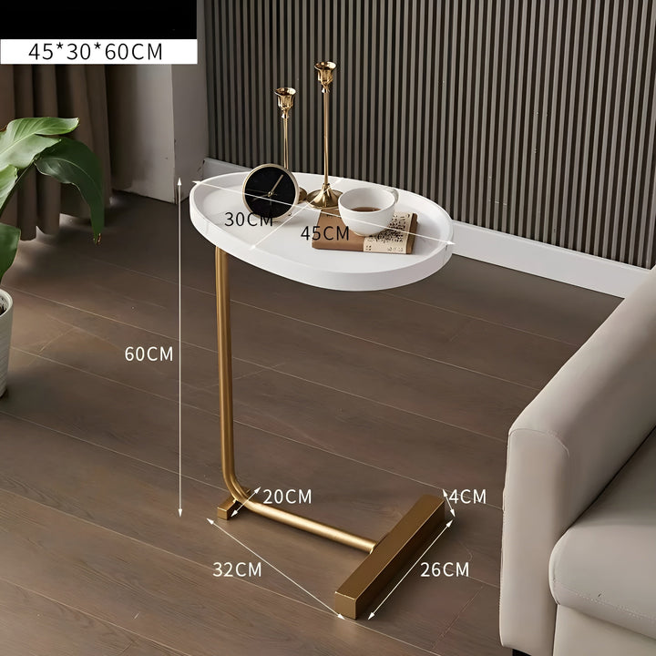 Kleinere rollbare Kaffeetisch – Stilvoll und vielseitig | Kompakt für Zuhause, Hotel oder Gästezimmer | Brehn