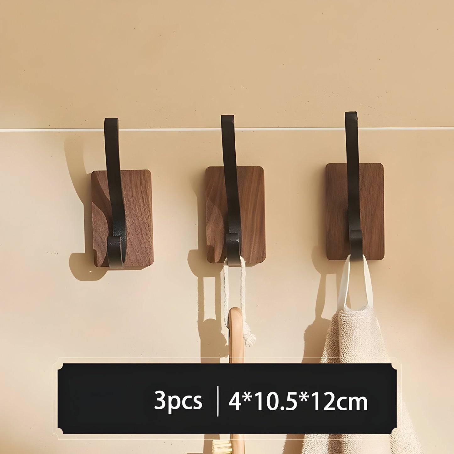 WoodenGrip Haken – Wandhaken aus Holz im nordischen Stil