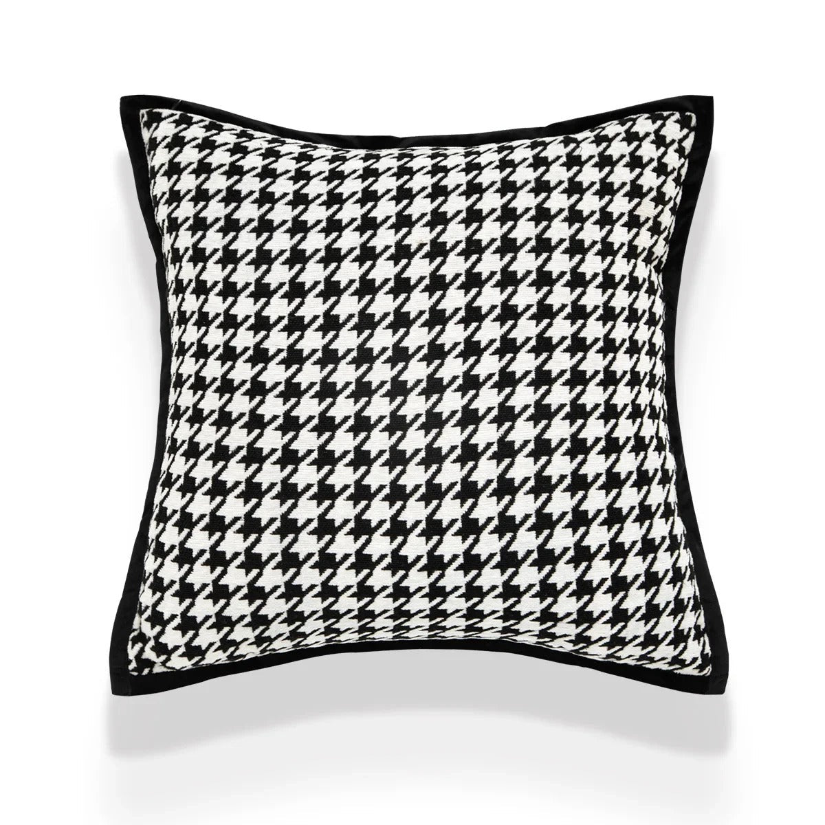 Brehn | VelvetGlow Kissenbezug - Beidseitiger geometrischer Kissenbezug aus luxuriösem Jacquard