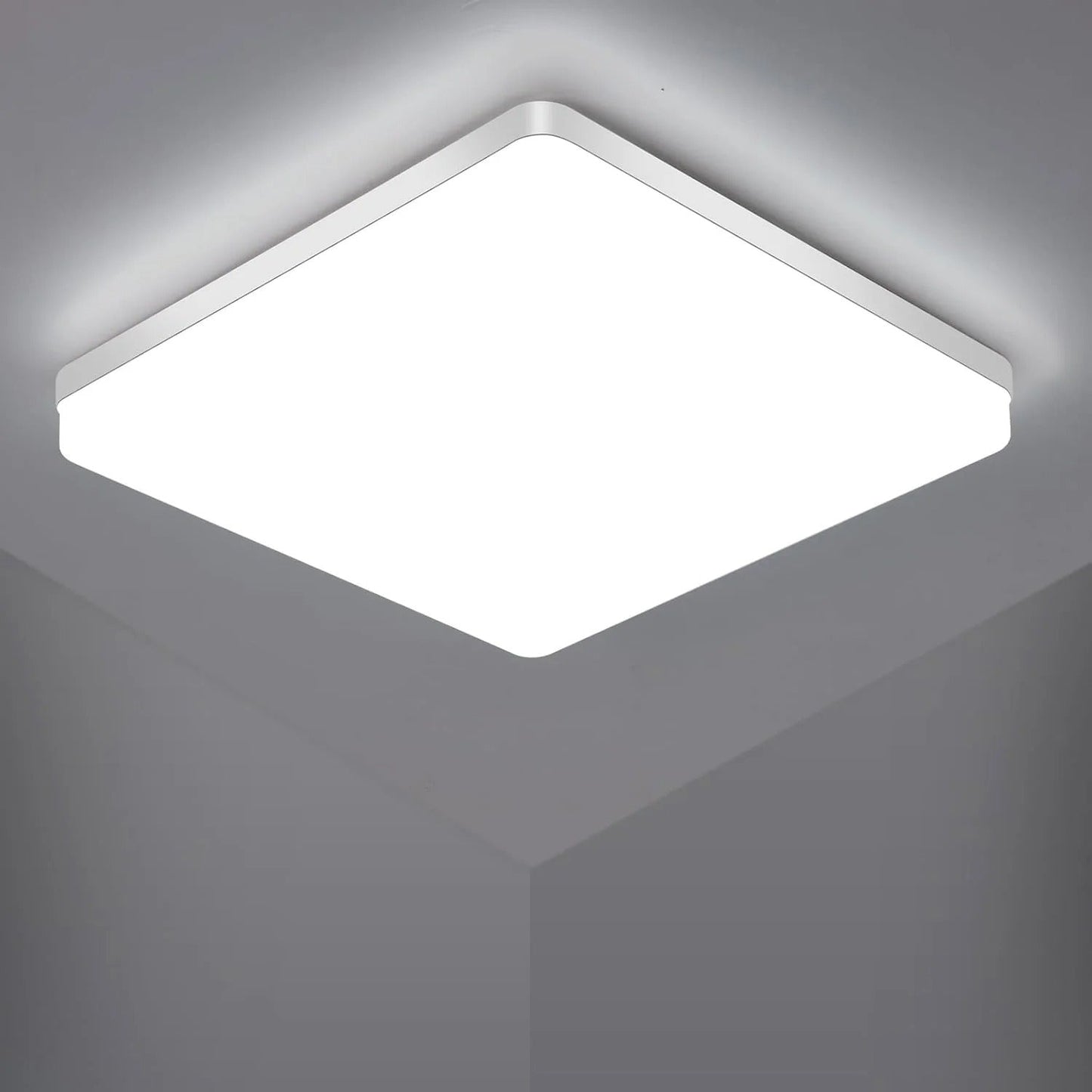 Quadratische LED-Deckenleuchte – Gleichmäßiges, angenehmes Licht | SuitaBrehne für Wohnzimmer & Badezimmer