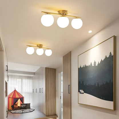 LED-Deckenleuchte aus Glas – Nordisches Design | Für Wohnzimmer & Schlafzimmer | Brehn