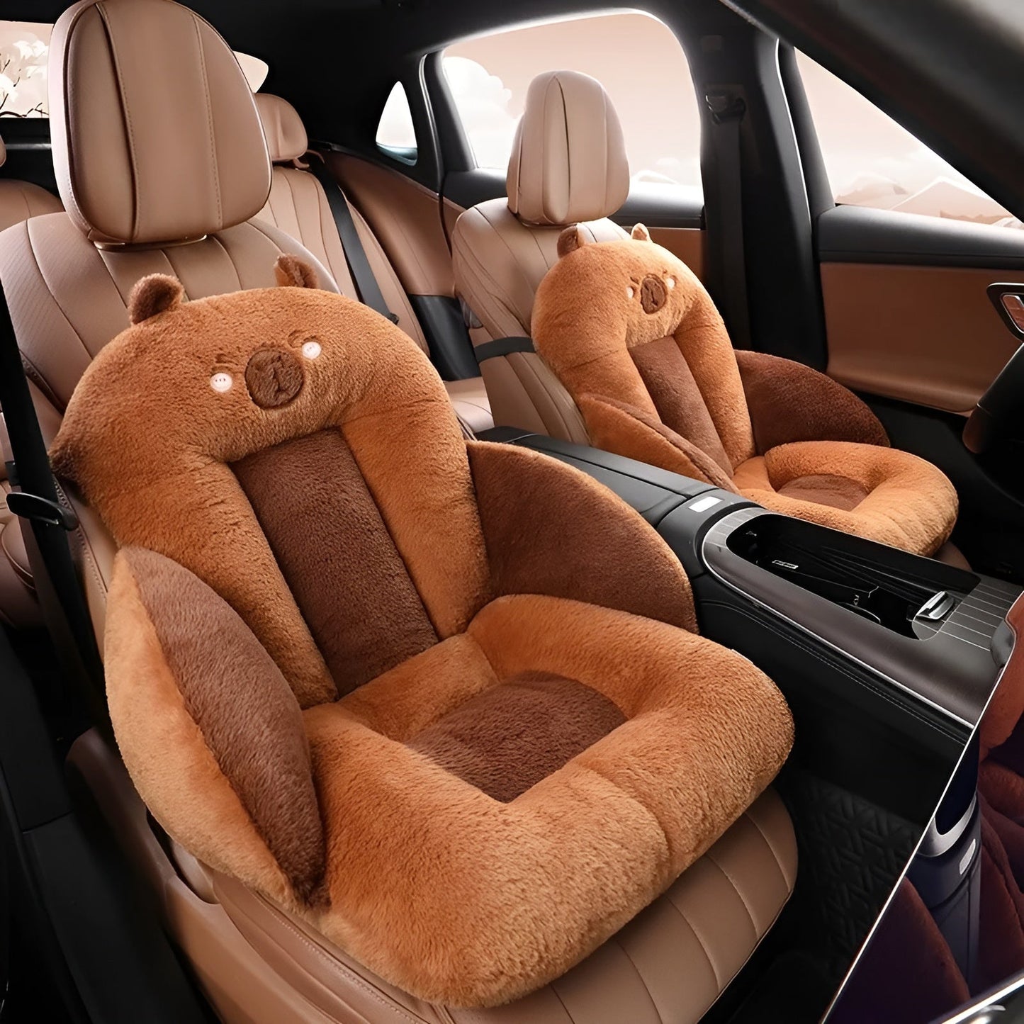 Autositzkissen mit Cartoon-Motiv – Weich und bequem | Dick gepolstert für Auto, Büro und Zuhause