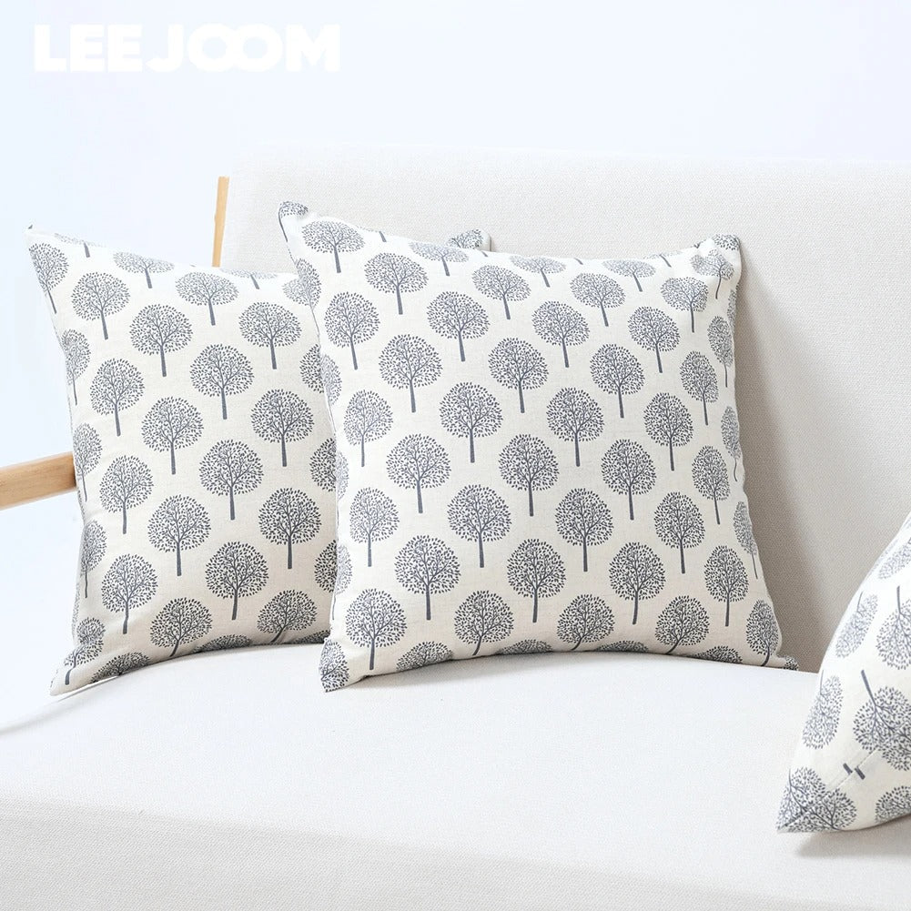 Brehn | Luxe Seraphine Kissenbezug - Leinenkissenbezug mit raffiniertem Textildruck
