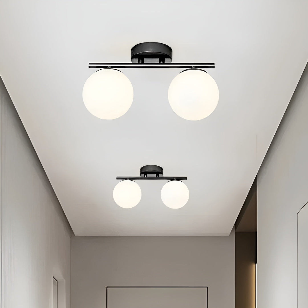 LED-Deckenleuchte aus Glas – Nordisches Design | Für Wohnzimmer & Schlafzimmer | Brehn