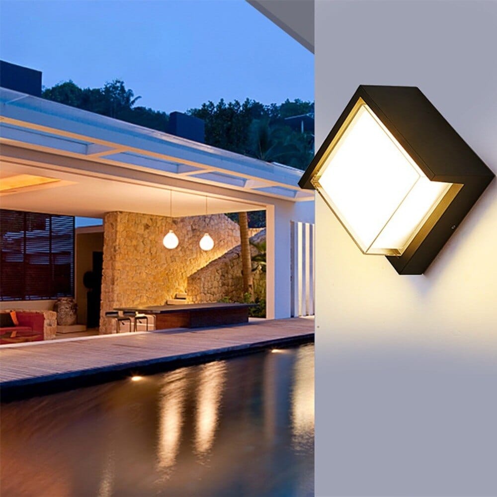 Bewegungsmelder Außen Wandlampe – Modernes Aluminium Design