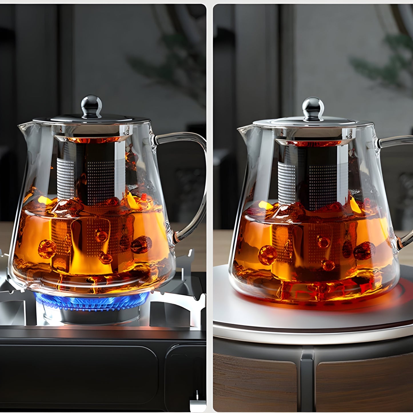 CrystalBrew Becher - Hitzebeständiges Glas mit Edelstahlfilter | Brehn