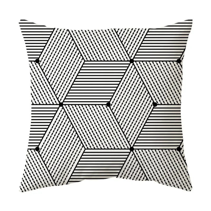 Brehn | Stilvolles Geometrisches Kissenbezug - für ein Modernes Interieur