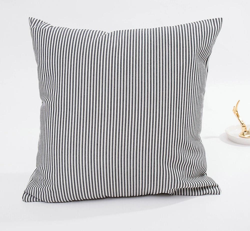 Brehn | Stylish MarbreLuxe Kissenbezug - Moderner Streifen Kissenbezug für elegante Innenräume