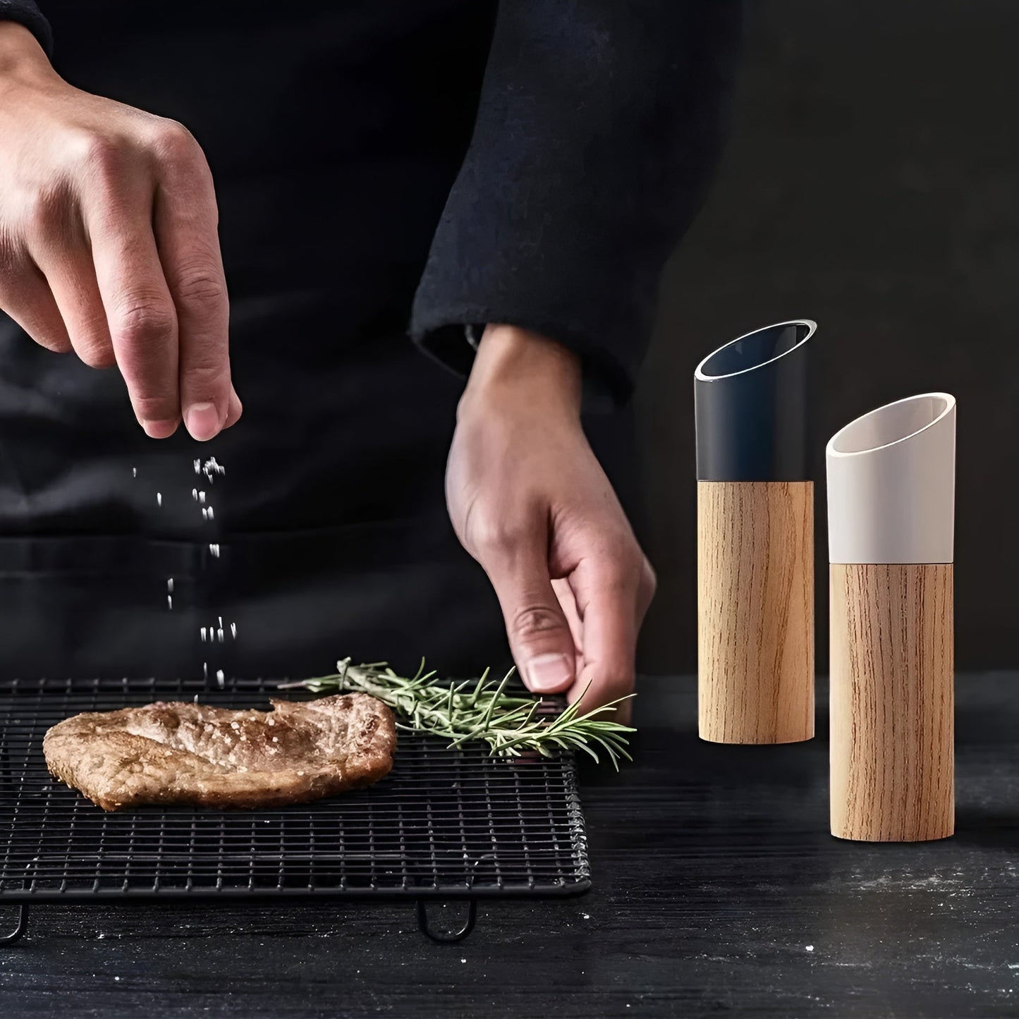 Salz- und Pfeffermühlen-Set – AdjustaBrehne Grinder | Stilvoll für jede Küche