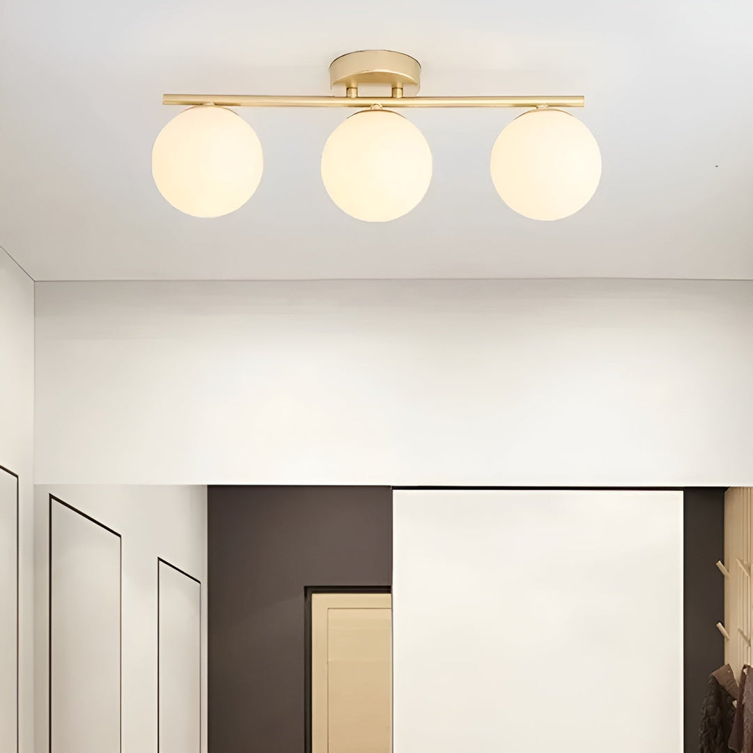 LED-Deckenleuchte aus Glas – Nordisches Design | Für Wohnzimmer & Schlafzimmer | Brehn