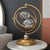 Sanduhr im Globus-Design – Vintage-Look, antiker Stil für Wohnzimmer oder Büro
