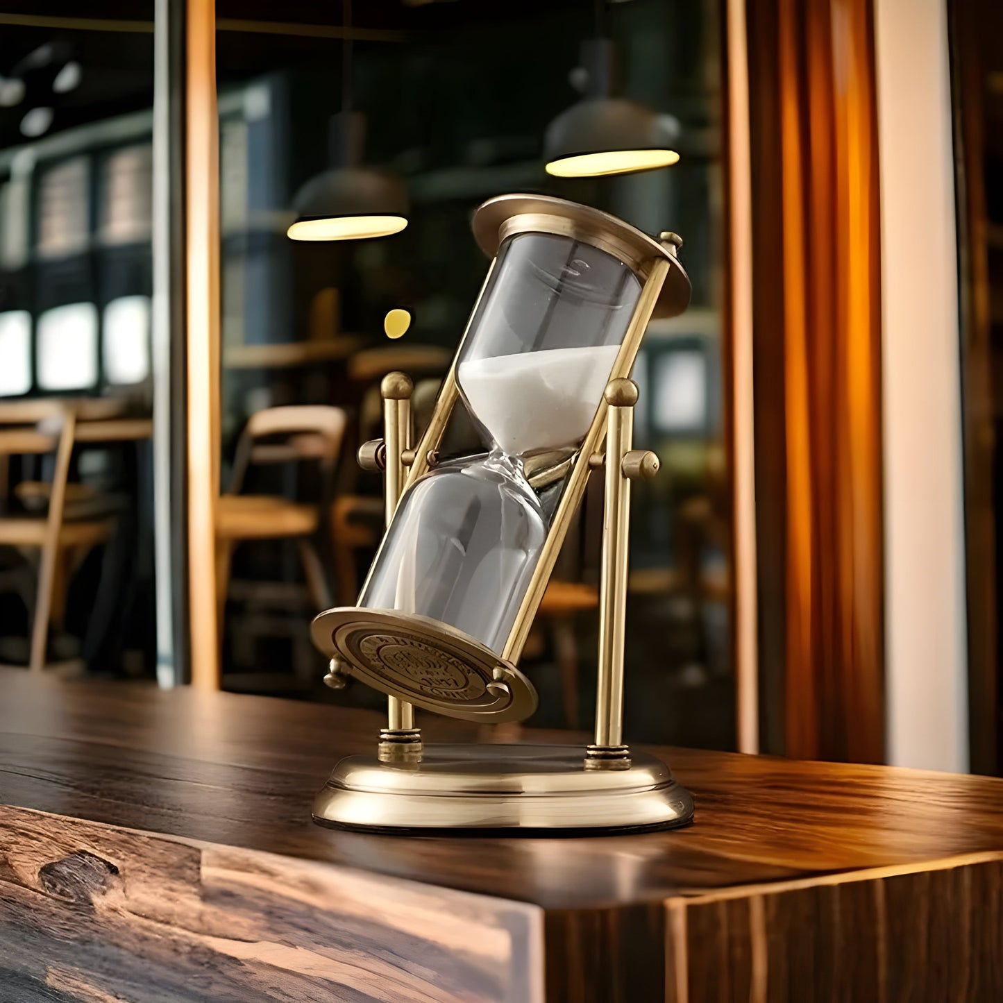 Zeitreisender Sanduhr – Stilvoller Zeitmesser für Wohnzimmer oder Büro | Brehn