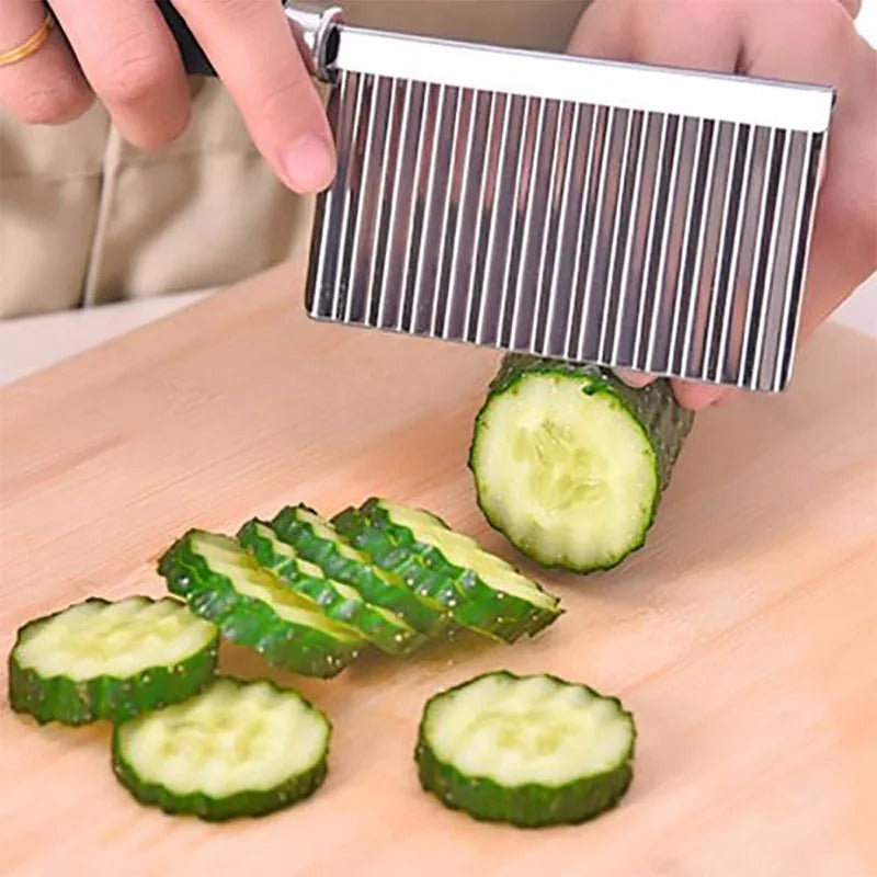 Brehn | Edelstahl Gemüse-Messer - WaveCut