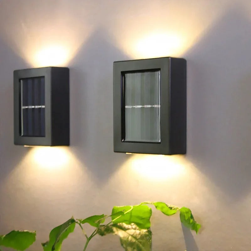Brehn | SolarGlow Luxe Solar-Wandlampen – Kabellos, Stilvoll & Bereit Für Hitze Abende