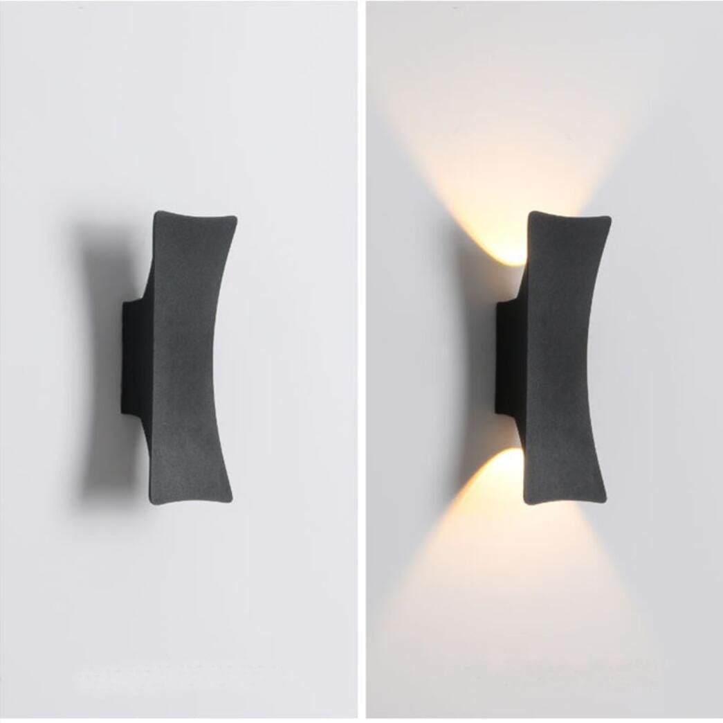 Moderne Außen-LED-Wandleuchte – Vielseitiges Aluminiumdesign