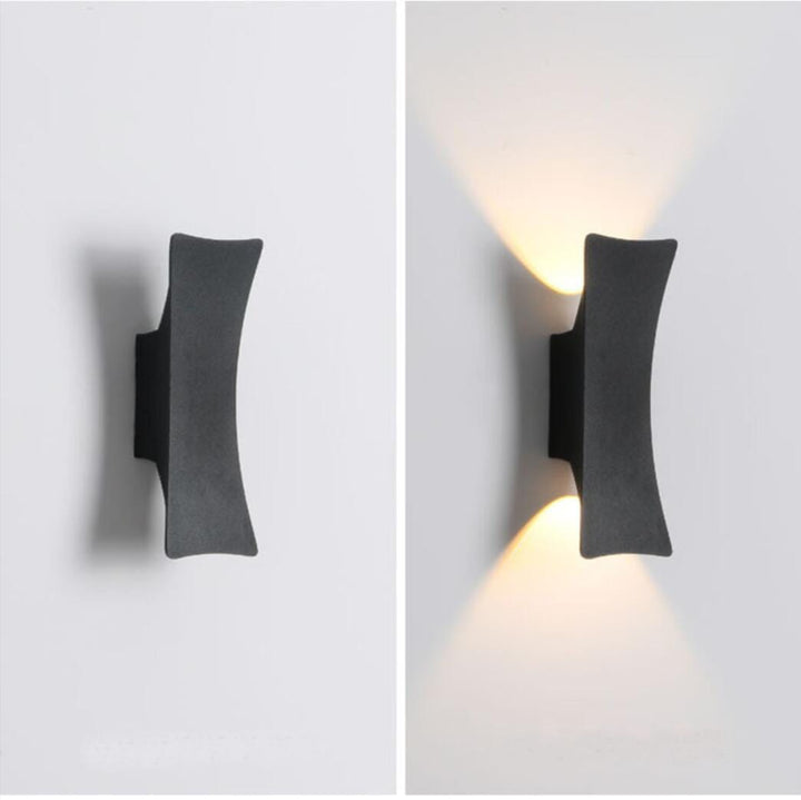 Moderne Außen-LED-Wandleuchte – Vielseitiges Aluminiumdesign