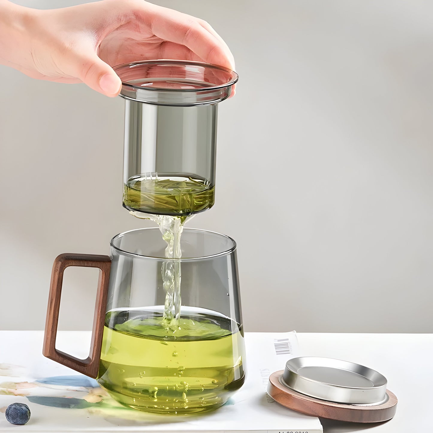 ArtisanBrew Tasse – Hitzebeständige Glastasse für Tee | Brehn