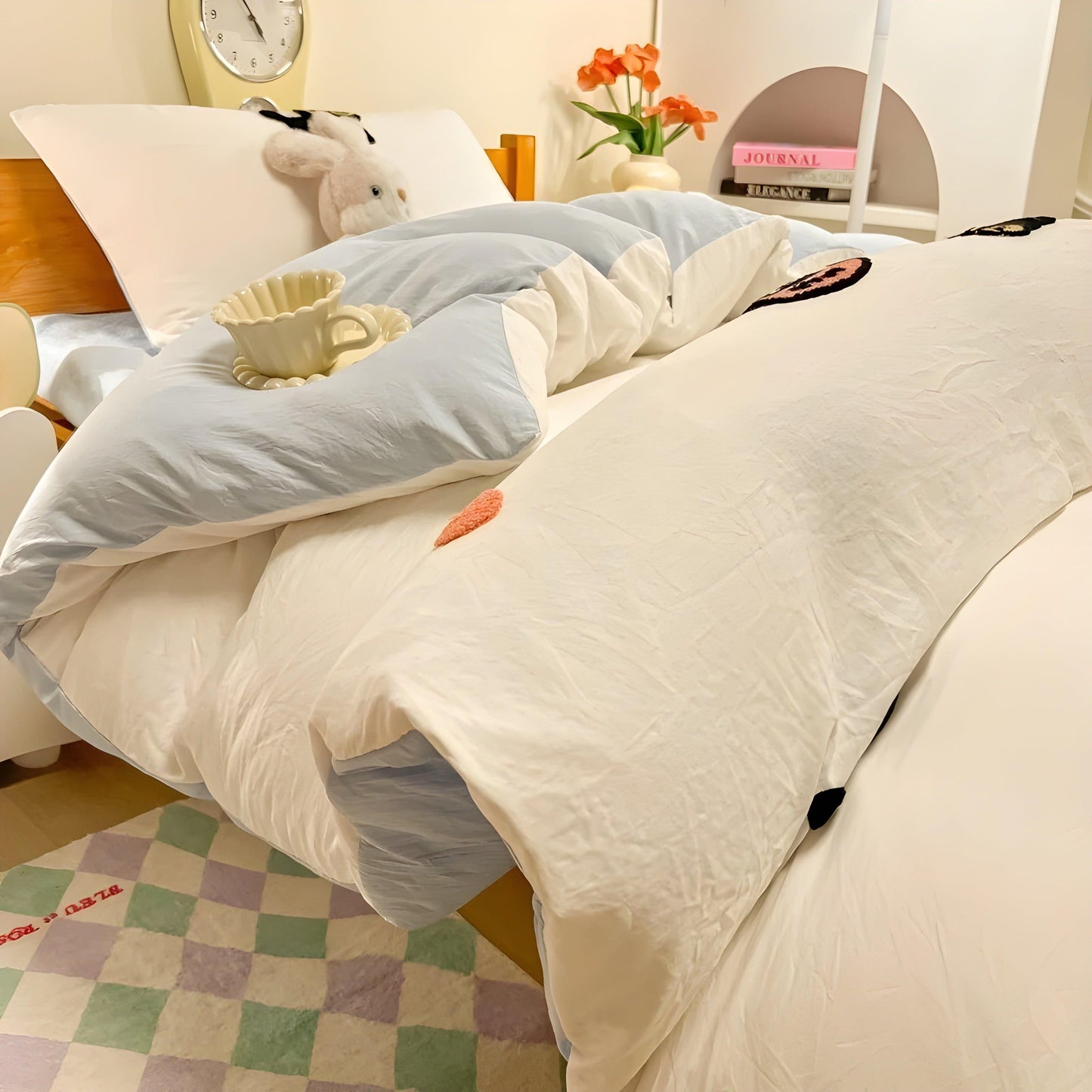 CloudComfort Bettzeug-Set – Komfortables und hautfreundliches Lucky Cat Bettzeug