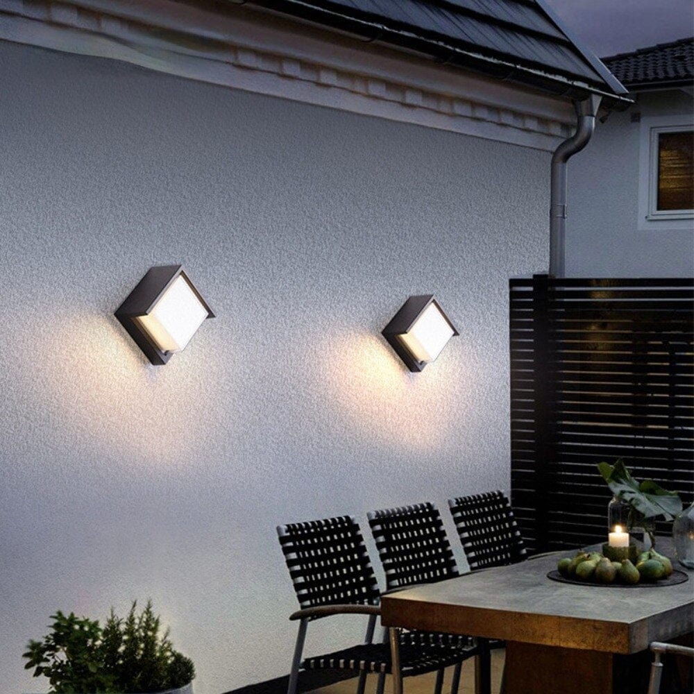 Bewegungsmelder Außen Wandlampe – Modernes Aluminium Design