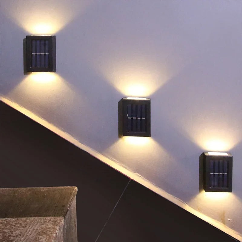 Brehn | SolarGlow Luxe Solar-Wandlampen – Kabellos, Stilvoll & Bereit Für Hitze Abende