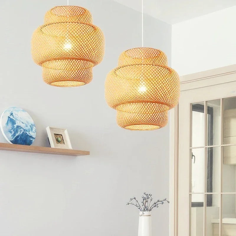 Bamboo-Lampe Handgestrickt Chinesischer Stil Weben | Brehn