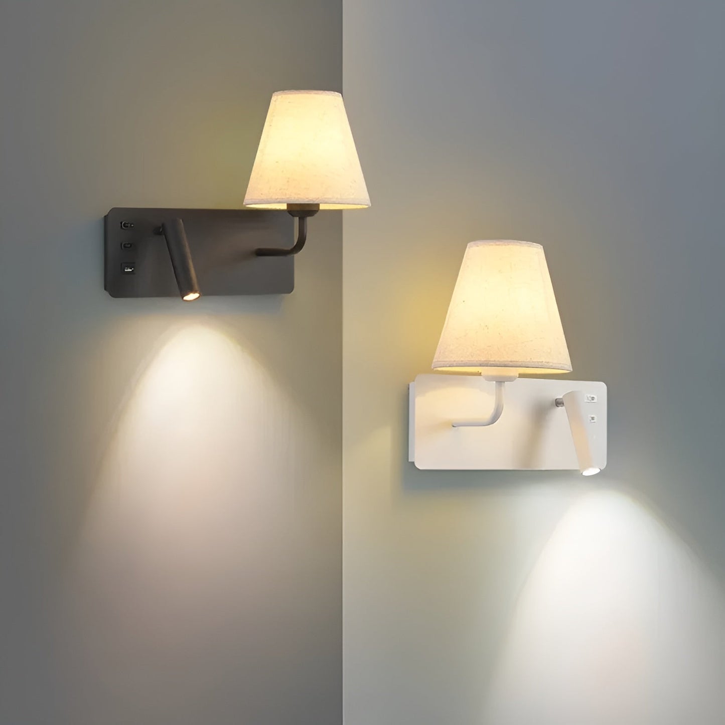 Leselampe mit Kerzenlichteffekt – Warmes, dekoratives Licht | Perfekt für Schlafzimmer und Bett