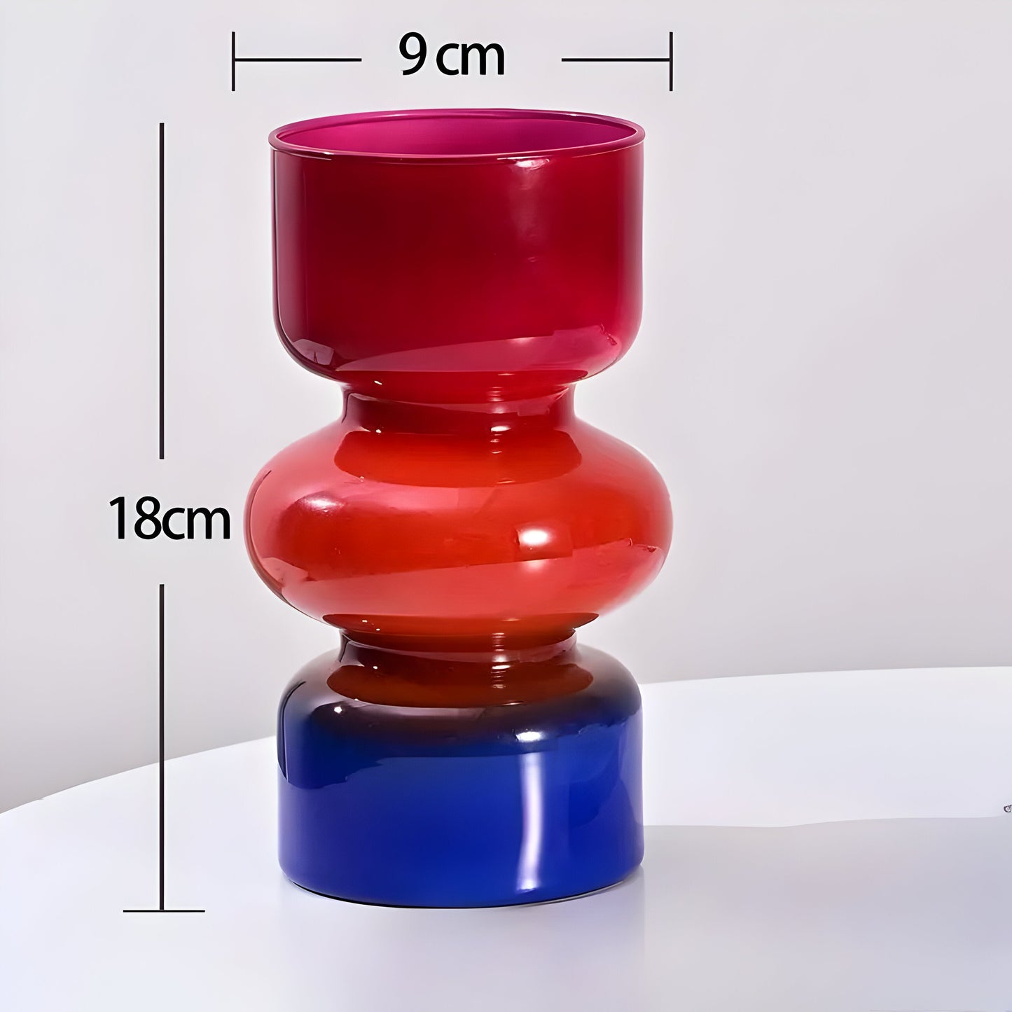 RetroFlora Vase – Hydroponische Retro-Glasvase