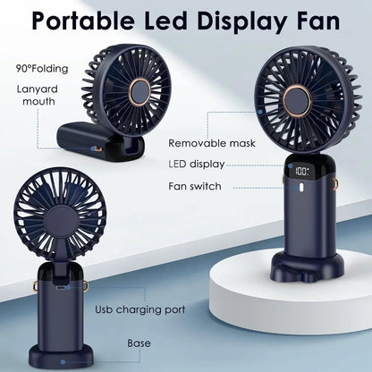 5000mAh Tragbarer Wiederaufladbarer Ventilator | Brehn