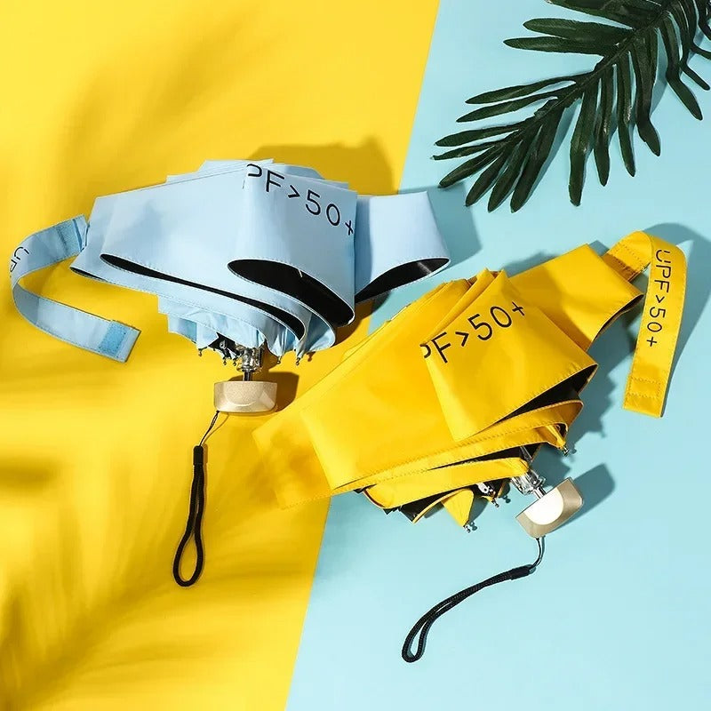 Faltbarer Mini Regenschirm Solara – Kompakt, UV-Schutz & winddicht | Brehn