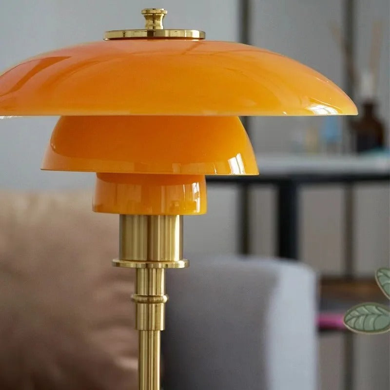 Nordische Glas Tischlampe – Minimalistische LED-Lampe für zu Hause | Brehn