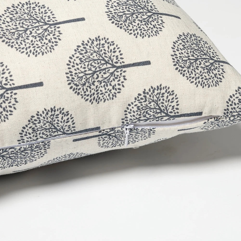 Brehn | Luxe Seraphine Kissenbezug - Leinenkissenbezug mit raffiniertem Textildruck