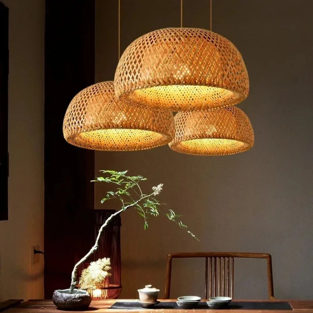 Bamboo-Lampe Handgestrickt Chinesischer Stil Weben | Brehn