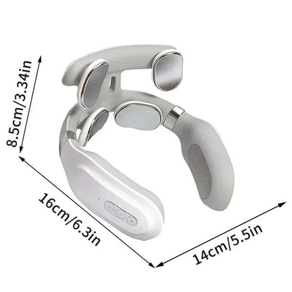4-in-1 Nackenmassagegerät mit Wärme- und Vibrationsfunktion