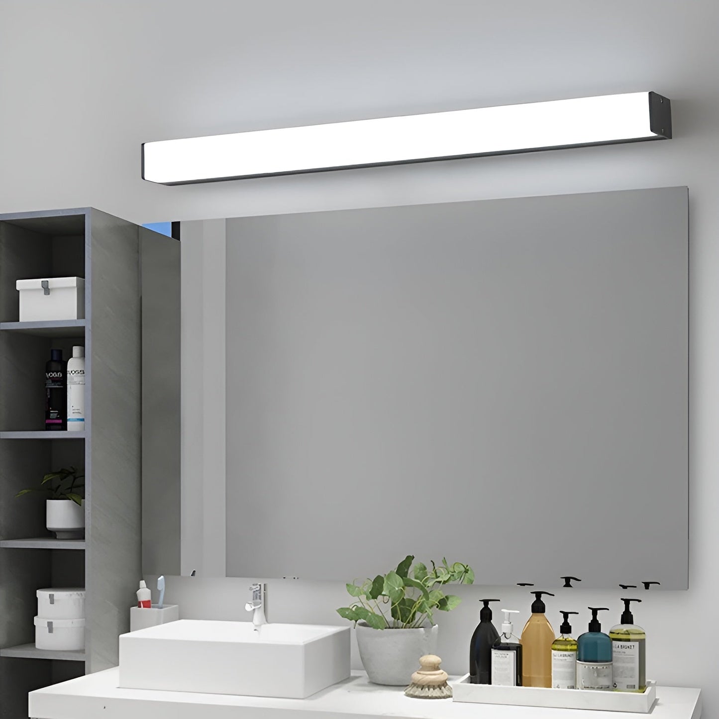 Lange LED-Spiegelleuchte – Extra hell und stilvoll | Perfekt für Badezimmer und Innenräume
