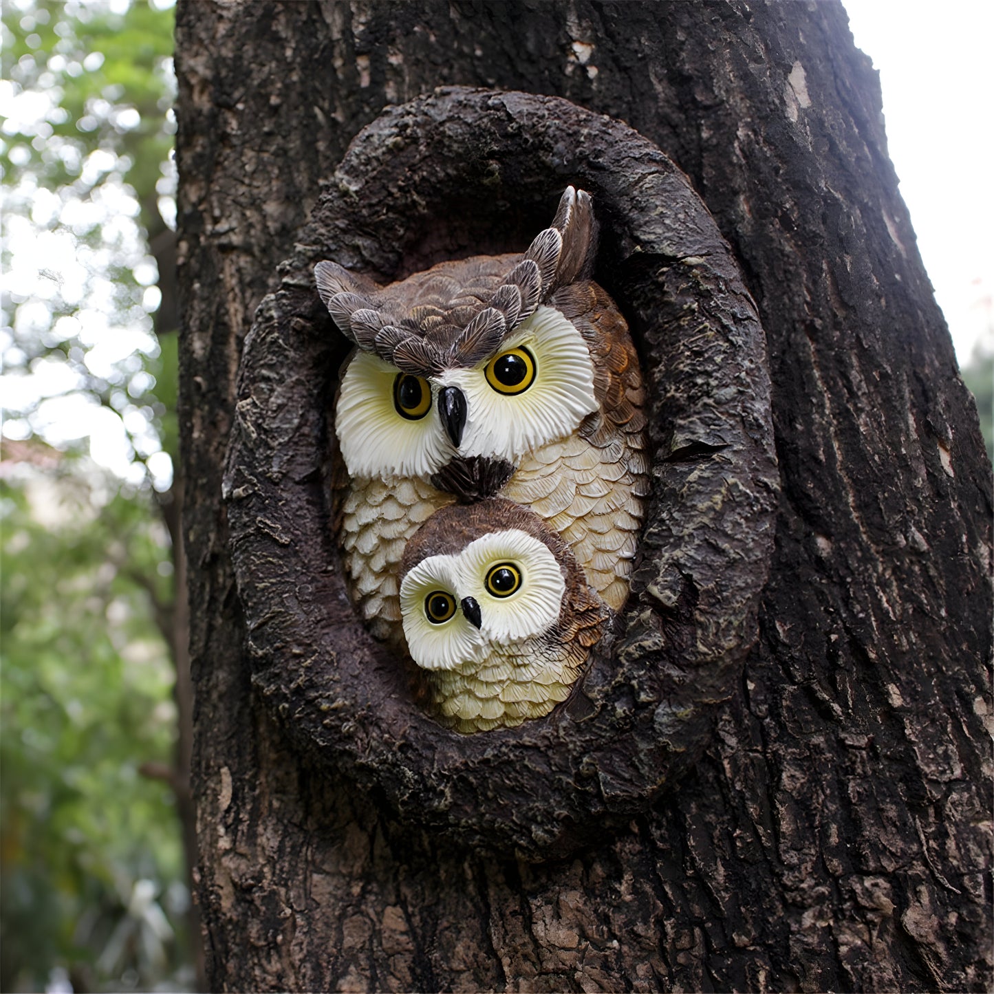 MysticOwl Ornament – Dekorative Eule Statue aus Harz | Brehn