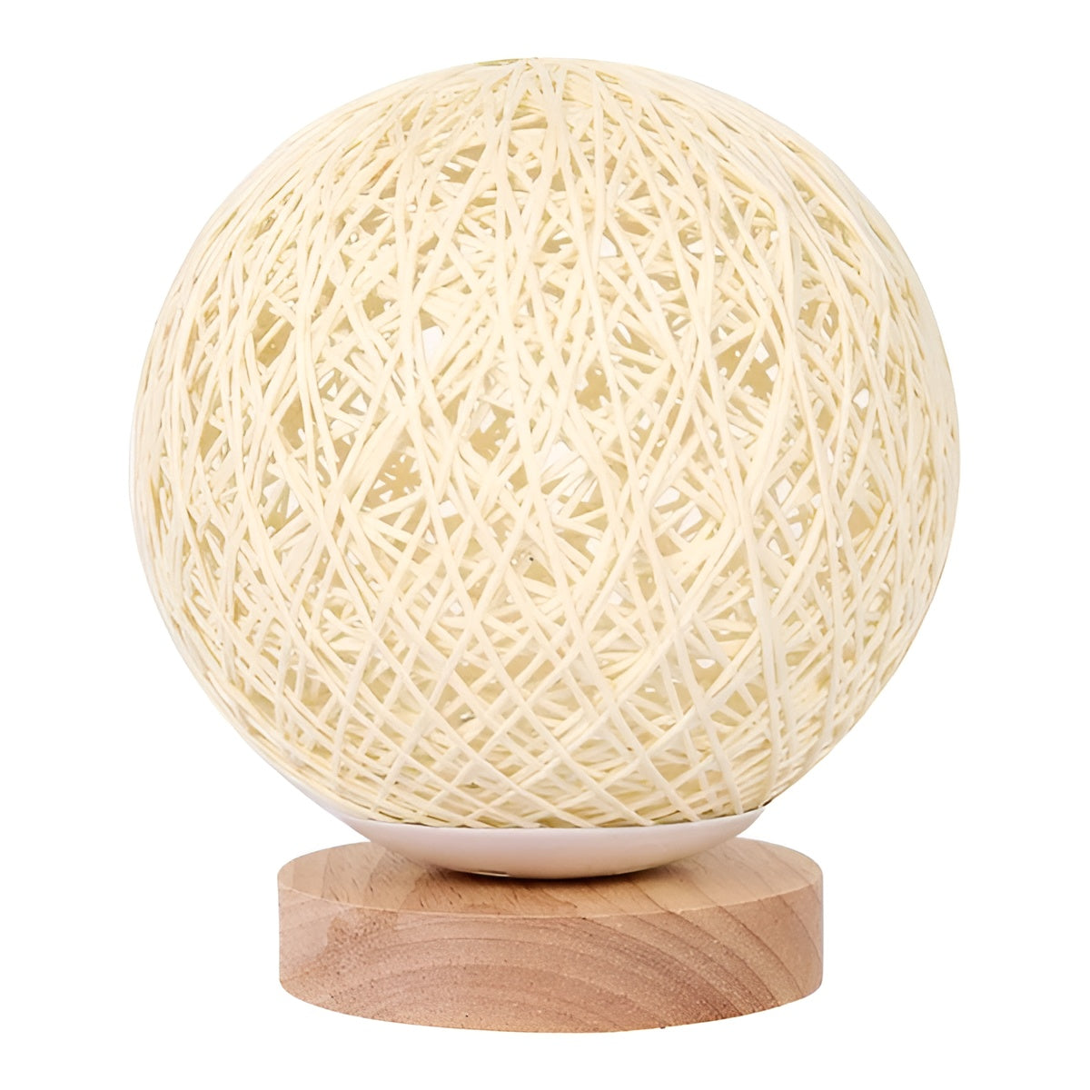 TwineGlow Light – Moderne USB-aufladbare Brehne Rattan-Lampe